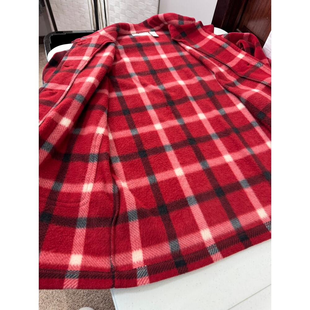 "BROWNSTONE STUDIO" Button Up Fuzzy Fleece Blazer… - image 8